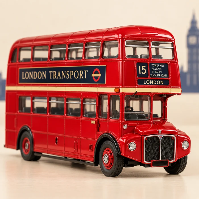 Illustrative die-cast models scene